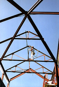 J.R. Abbott on the job