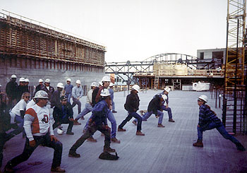 Mortenson workers