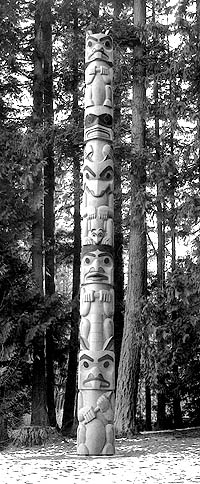 The Beaver legends totem